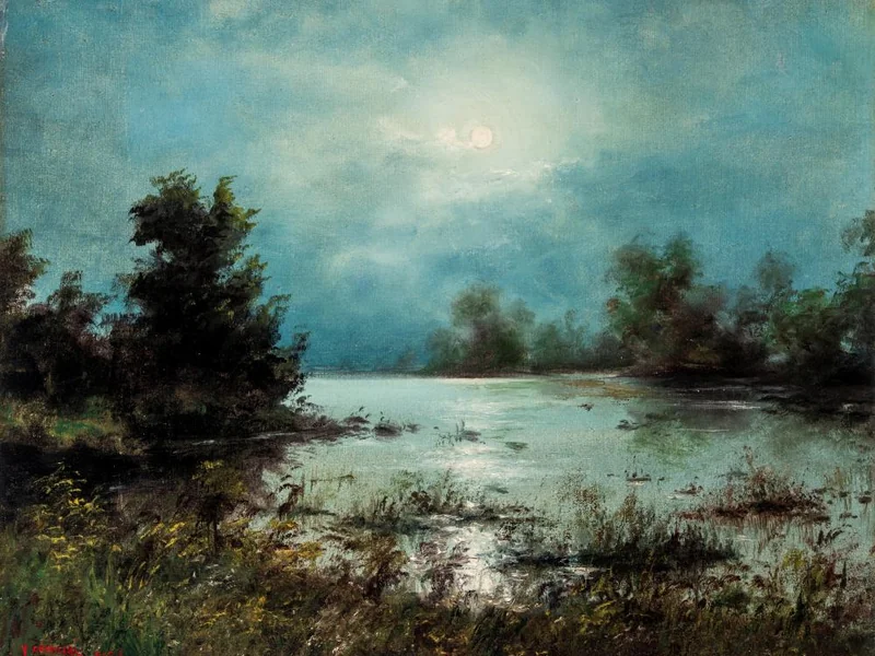 1858-Giovanni Pietro Maria Cavalleri - Paesaggio